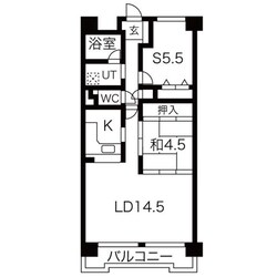 リバーサイド青谷の物件間取画像